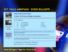 Tablet Screenshot of montvaskeri.dk